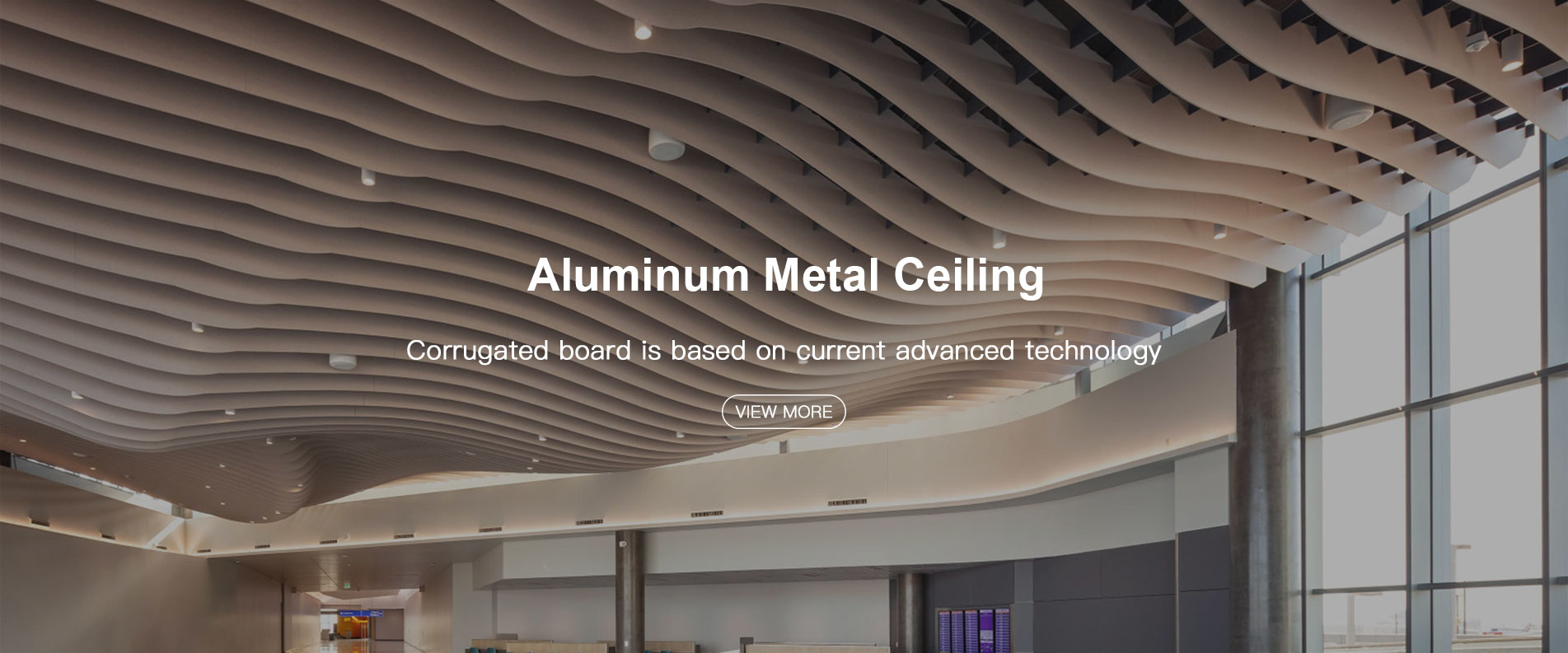 Fabricante de techos de metal de aluminio