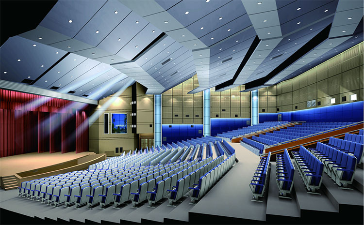 ¿Por qué la sala de conferencias Harbin eligió usar el revestimiento de pared de aluminio?